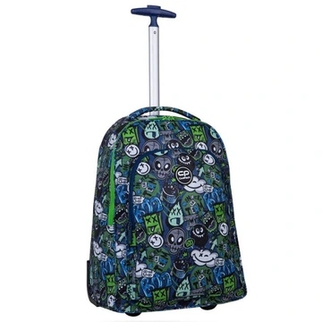 Mládežnícky batoh na kolieskach Alan Monster Team CoolPack